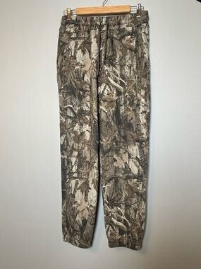 Hollister Women’s Camo Print Drawstring Pants - Brown/Green Sz XS